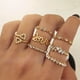 thumbnail image 1 of Hot Selling Metal Hollow Round Opening Rings Set, 1 of 4