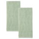 thumbnail image 1 of REGALWOVEN Paquete de 2 Toallas de Mano de Algodón para Baño, Ultra Suaves, Altamente Absorbentes, de Secado Rápido, Patrón de Onda Decorativa para Hotel, Spa, Gimnasio Verde 29" x 13", 1 of 7
