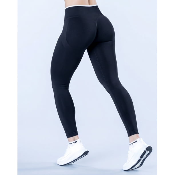 Leggins Training Mujer Bicolor Pretina Alta Estilo Moderno - YJ347