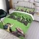 thumbnail image 3 of Dino Dan Conjunto de sábanas temático, trío de piezas, cómodo y amigable con la piel, diseño único, regalo de decoración para el hogar para familiares, amigos y fans,135cm *200cm, 3 of 6