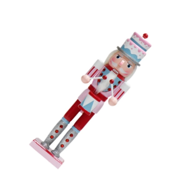 Soldado Cascanueces De Navidad Altura 38cm Para Decoración De Fiestas Escena Diseño Estante Tambor