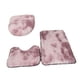 thumbnail image 1 of Juego De 3 Alfombrillas De Baño Con Tapa De Inodoro Absorbente Para Bañeras, Bañera Rosa Con Violeta, 1 of 5