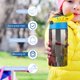 thumbnail image 5 of Deadpool y Wolverine Botella de Agua con Tapa Pop Top de Un Toque, Acero Inoxidable, a Prueba de Fugas, para Deportes, Botella Infantil azul 12 oz, 5 of 6