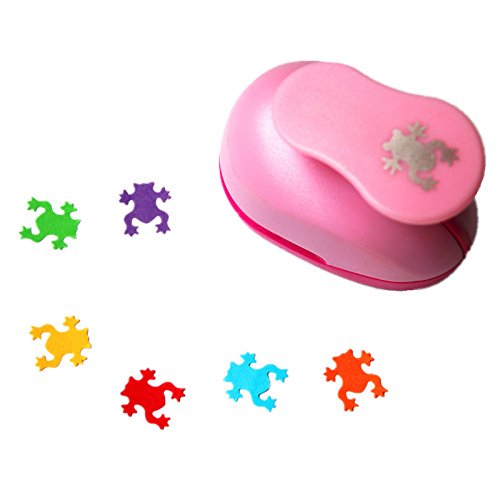 Troqueladora de Papel CADY 1,5 cm Diseño Rana Multicolor