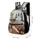 thumbnail image 2 of Siete Monstruitos Mochila Escolar para Niños y Niñas, Mochila Infantil de Alta Calidad Ligera, Grande y Duradera 43x15x32cm, 2 of 6