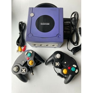 Nintendo Consola Gamecube Indigo + 2 Controladores Negro - Reacondicionado