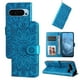 thumbnail image 5 of Funda tipo cartera FOXDOCK para Google Pixel 9 , diseño girasol en relieve, cuero PU, cierre magnético, soporte y tarjetero, 5 of 5