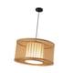 thumbnail image 2 of Lámpara Colgante Tejida De Bambú, Luz De Techo De Tejido Rústico Para Cocina, Porche, Hotel, Estilo H, 2 of 5