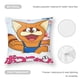 thumbnail image 5 of Pokonyan Fundas de almohada de terciopelo con tema, regalos de funda de almohada, decoración para el hogar, cojín de lanzar, regalo de cumpleaños para fans y parejas.50*50cm., 5 of 6