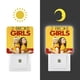 thumbnail image 3 of Chicas Sin Blanca Luz nocturna LED con sensor de anochecer a amanecer para dormitorio, baño, pasillo, escaleras - Lámpara LED nocturna de enchufe, 0.5W - 1 pieza, 3 of 6