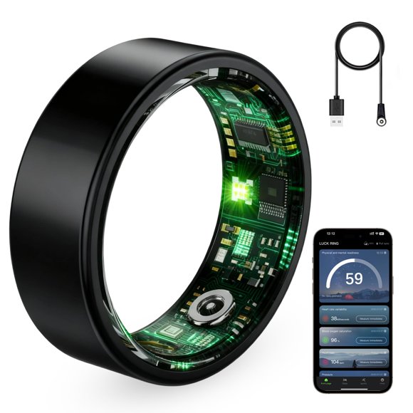 Anillo Inteligente VAMOTRA 9 Resistente al Agua con Monitor de Ritmo Cardíaco y Sueño