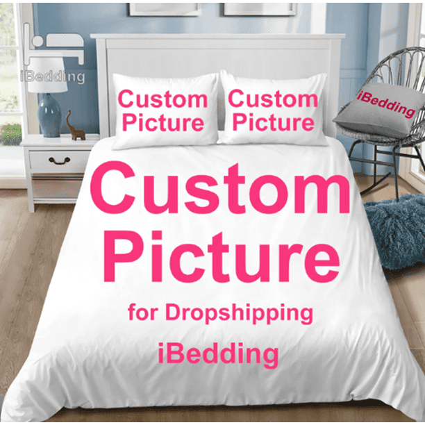 Custom Duvet Cover Printing Cartoon Quilt Kids Bedding Pillowcase Gift For Boys Children Grade A Cloth