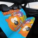 thumbnail image 4 of Heathcliff y los Gatos Cadillac-theme Car Rear Seat Covers Back Elastic Flexible Car Seat Covers Decorative Fits Most Cars 120x59x76cm, 4 of 6