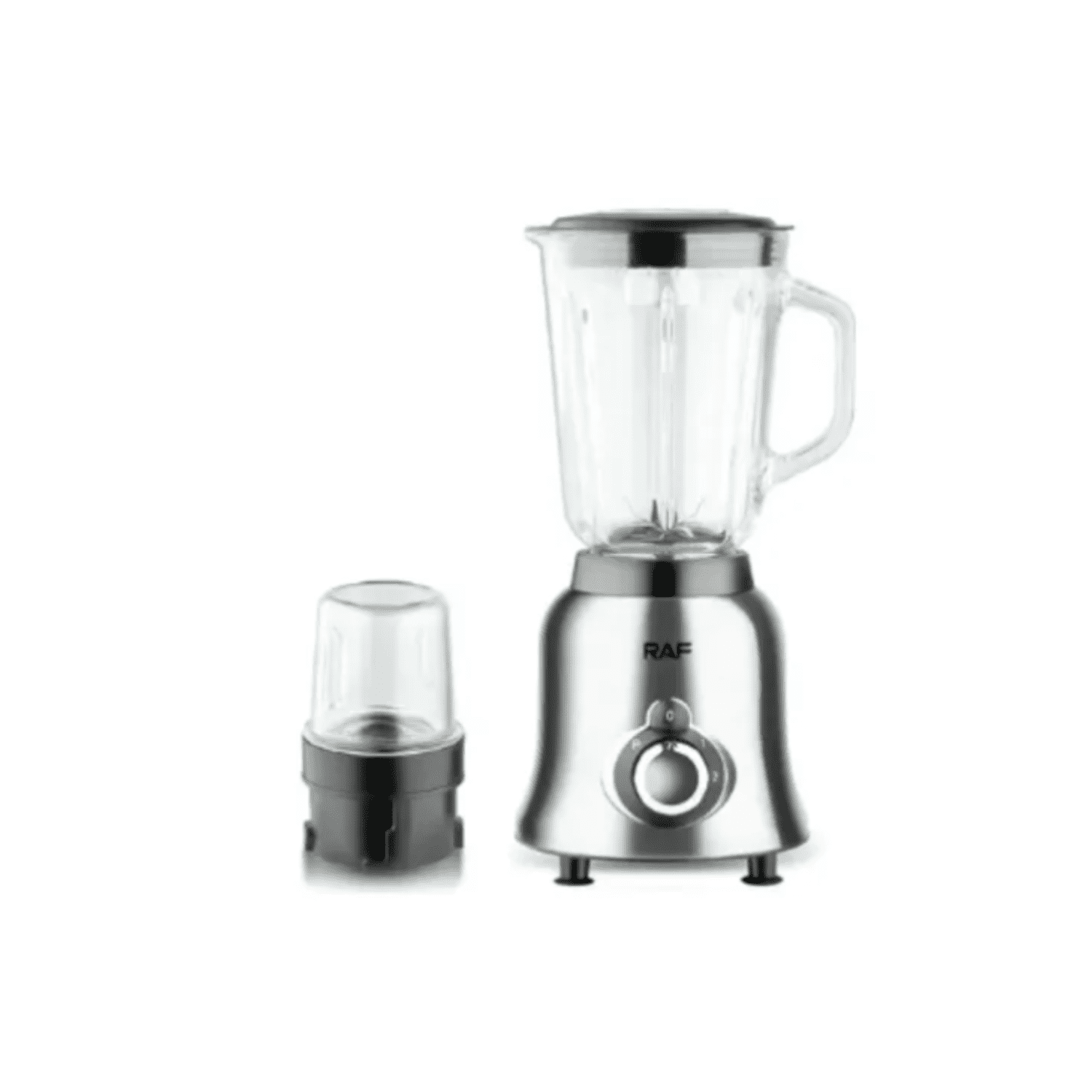 Genérico - Licuadora 2 En 1 Jarra Acero Inoxidable 1.5l R.2885 Raf