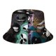 thumbnail image 5 of Puertas de Figura Sombrero bucket para adultos, gorra de protección solar, sombrero de pescador plegable para viajes al aire libre, pesca y actividades de verano, 5 of 6