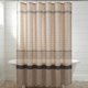 thumbnail image 1 of REGALWOVEN Conjuntos de Cortina de Ducha Boho a Rayas con 12 Ganchos, Tela de Aspecto de Lino Sintético para Baño Gris 71"W x 71"L, 1 of 5