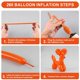 thumbnail image 5 of Paquete de 100 globos YXYL Naranja 260 Long (11,8 pulg.), 5 of 7
