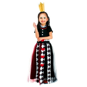 Tododisfraceschile - Disfraz Reina De Corazones Talla 7 A 9 Años
