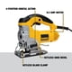 thumbnail image 3 of Sierra caladora DEWALT DW331K con mango superior, 6,5 A, con cable, 500-3100 SPM, 3 of 9
