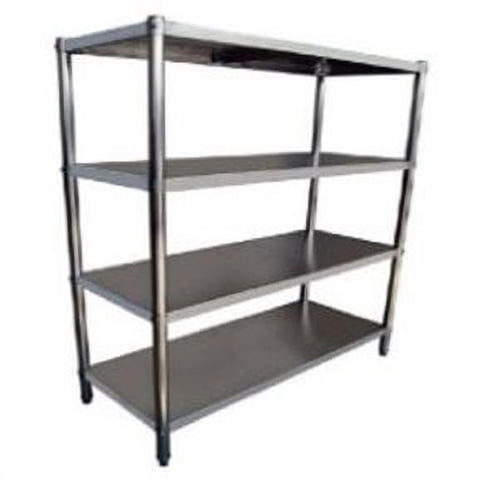 Ecobeck - Repisa De Acero Inoxidable Rss-1500, 1500X500X1550 Full Ss Lisa