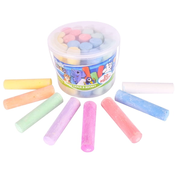 Set De Tizas Para Aceras Lavable 20 Unidades