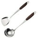 thumbnail image 1 of Utensilios de cocina Pala de cocina de acero inoxidable Aislamiento Sarga Cuchara de sopa Colocación de cuchara de arroz, 1 of 5