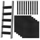 thumbnail image 1 of Cojinetes de escalera de cama litera de 5 piezas, con 10 correas de gancho y bucle ajustables, cubierta de escalera de cama litera, cojinetes de escalera de escalera, adecuado para escalada, 1 of 3