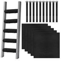 Xusx111 - Cojinetes De Escalera De Cama Litera De 5 Piezas, Con 10 Correas De Gancho Y Bucle Ajustables, Cubierta De Escalera De Cama Litera, Cojinetes De Escalera De Escalera, Adecuado Para Escalada