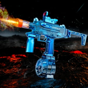 Pistola De Agua Eléctrica Funwee 2025 Con Puerto De Carga Tipo C, Color Azul