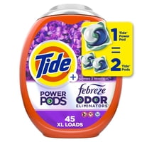 Detergente Para Ropa Pacs Tide Power Pods, 45 Unidades, Aroma Primaveral