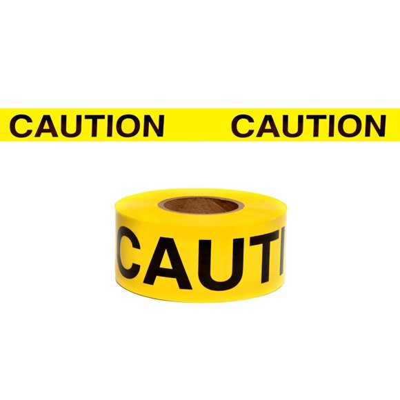 Cinta adhesiva Barricade Swanson Tool Co., Inc. BT30CAU2 Caution 300 pies