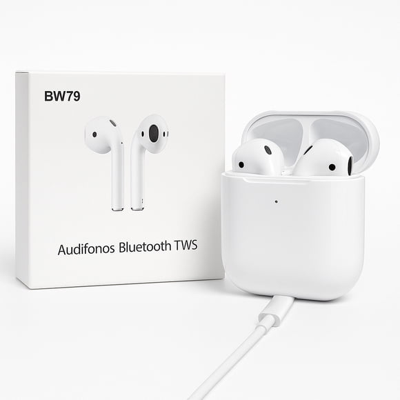 Audifono Inalambrico Borofone TWS BW79 TRUE BLANCO