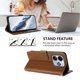 thumbnail image 4 of Funda Volteable con Diseño de Gato para Xiaomi Redmi Note 14 5G, Marrón, 4 of 6