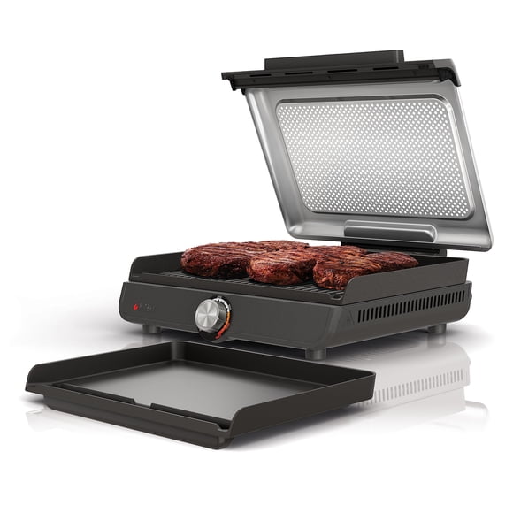 Parrilla y plancha para interiores sin humo Ninja GR101 Sizzle de 14 pulgadas