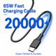 thumbnail image 2 of Cargador para portátil AWUREYIT 65W USB‑C Lenovo con cable de 9 ft, 2 of 7