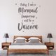 thumbnail image 2 of Decomural Today A Mermaid Unicorn WS-41399, 2 of 2