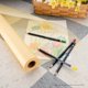 thumbnail image 3 of Rollo de boceto y trazo Bee Paper Company 30 cm x 14 m Amarillo canario, 3 of 6
