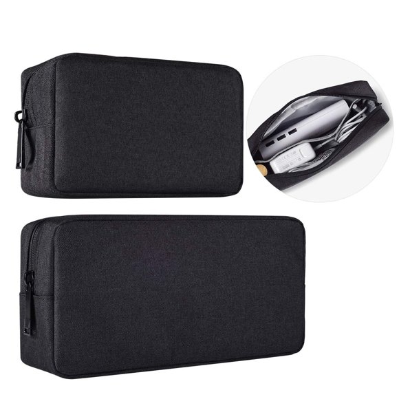 Estuche de Accesorios imComor Pack de 2 - Negro Lona Grande y Pequeña