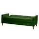 thumbnail image 2 of Futón Sofá Cama Genova Tela Velvet Verde, 2 of 8