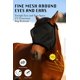thumbnail image 5 of Máscara antimoscas para caballo Yuuigar con protección UV, transpirable, naranja, 5 of 9