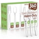 thumbnail image 1 of Juego de cubiertos desechables Dipoo 360 piezas: 120 tenedores, 120 cucharas, 120 cuchillos, 1 of 6