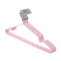 Likeshop - Pack 10 Colgadores Ropa Antideslizante Colores Gancho Percha Engomada