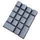 thumbnail image 5 of Kit De Cubierta De Tapas De Teclas DIY PBT Para Teclado Mecánico Cherry 17 Teclas Gris, 5 of 5