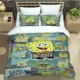 thumbnail image 2 of 3D Cartoon S-Sponge-bob Bedding Sets exquisite bed supplies set duvet cover bed comforter set bedding set luxury birthday gift, 2 of 5