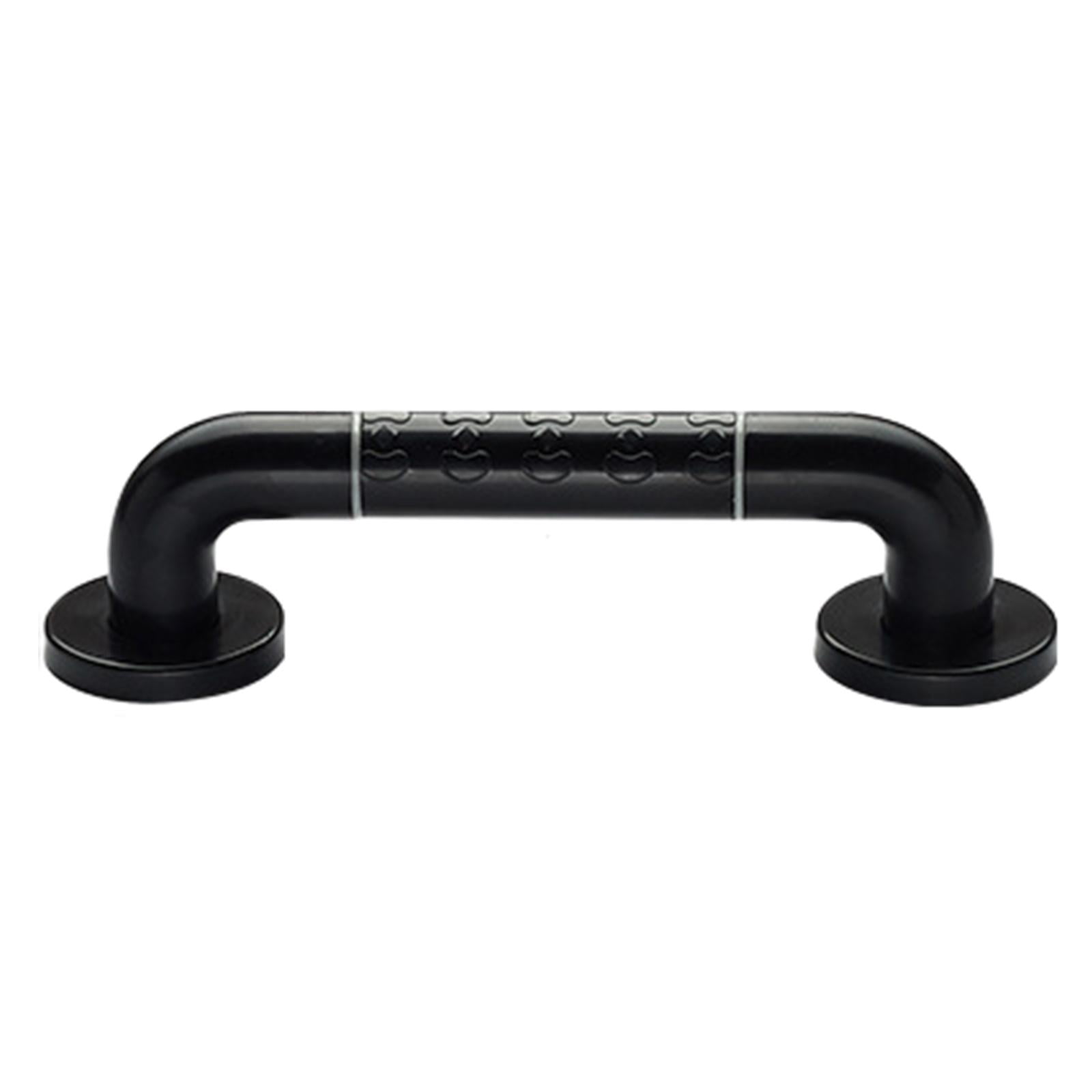 Magideal - Barra De Agarre Para Ducha Soporte De Pasamanos Manija De Ducha Riel De Seguridad Para Bañera Para Bañera , Negro