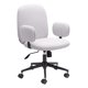 thumbnail image 1 of Silla de oficina Zuo Lionel, tela de poliéster de estilo moderno, color beige, 1 of 9