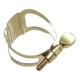 thumbnail image 5 of Prof Chapado En Oro Saxofón Saxofón Boquilla Aleación De Zinc Ligadura Soprano, 5 of 5