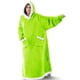 thumbnail image 1 of 1pc Flannel Blanket With Sleeves, Winter Hoodies Sweatshirt, Women Men Pullover Fleece Giant TV Blanket, 1 of 3