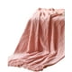 thumbnail image 2 of Mantas para sofas camas u oficinas con Flecos 127x152 cm Rosado, 2 of 4