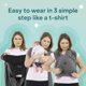 thumbnail image 3 of Portabebés Wrap Koala Babycare, fácil de llevar, estilo camiseta, 3 of 9